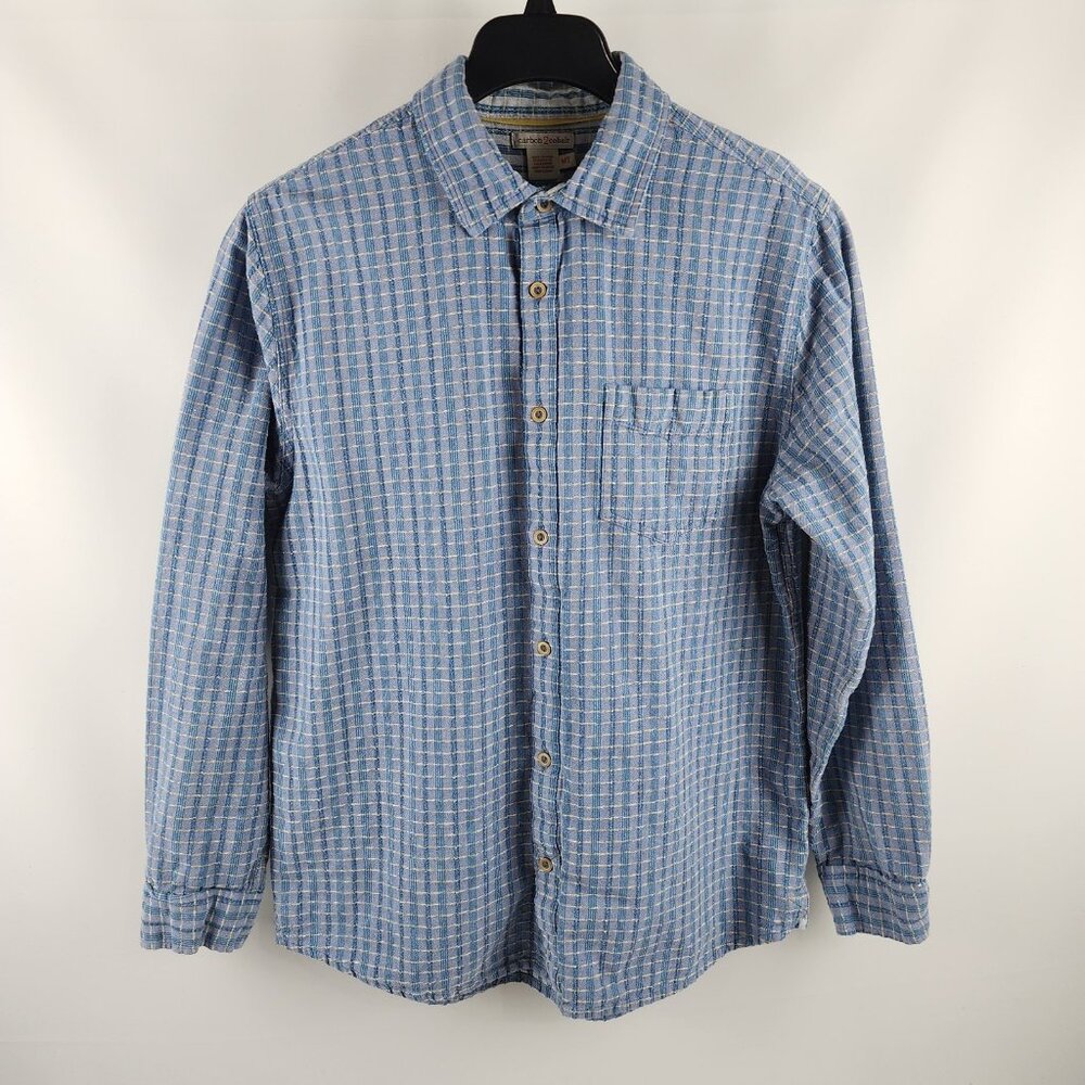 Carbon 2 Cobalt Shirt Mens MT Blue Checks L/S Button Up 133491T